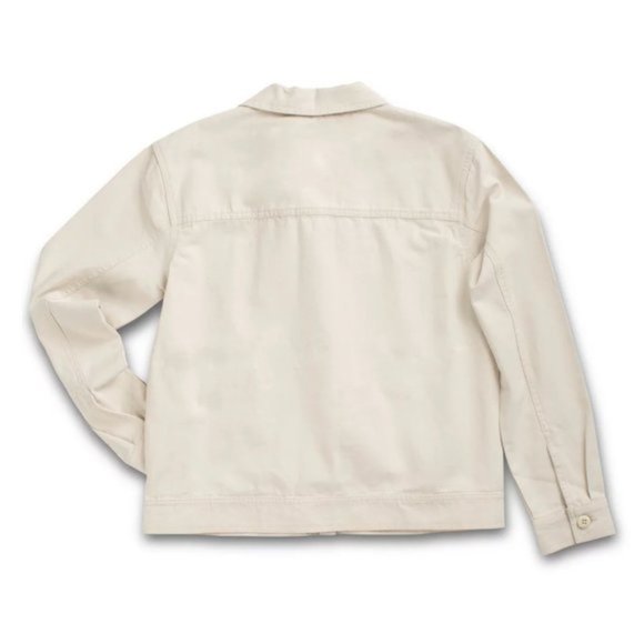 💖MEGA SALE💖Vans Clark Jacket Cotton Marshmallow Woven Logo Women's VN0A5AR6FS8 - Picture 6 of 8